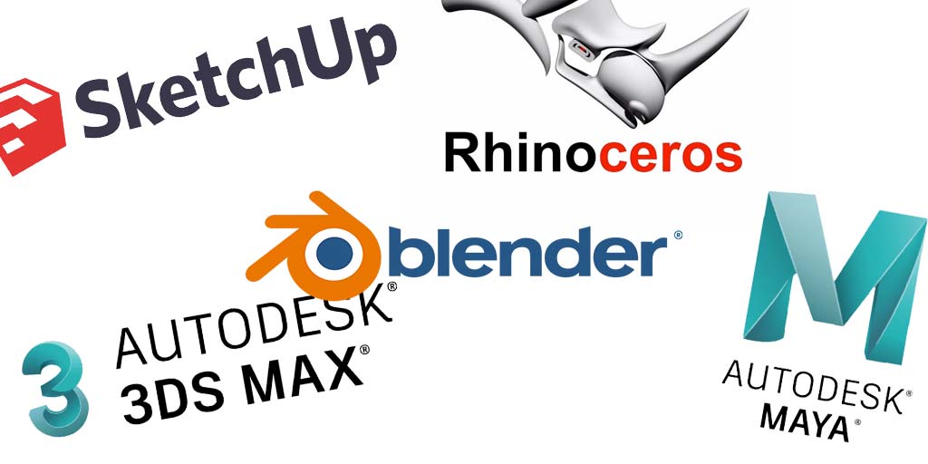 logos of the different modellings software